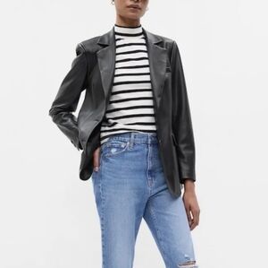 GAP Vegan Leather Blazer